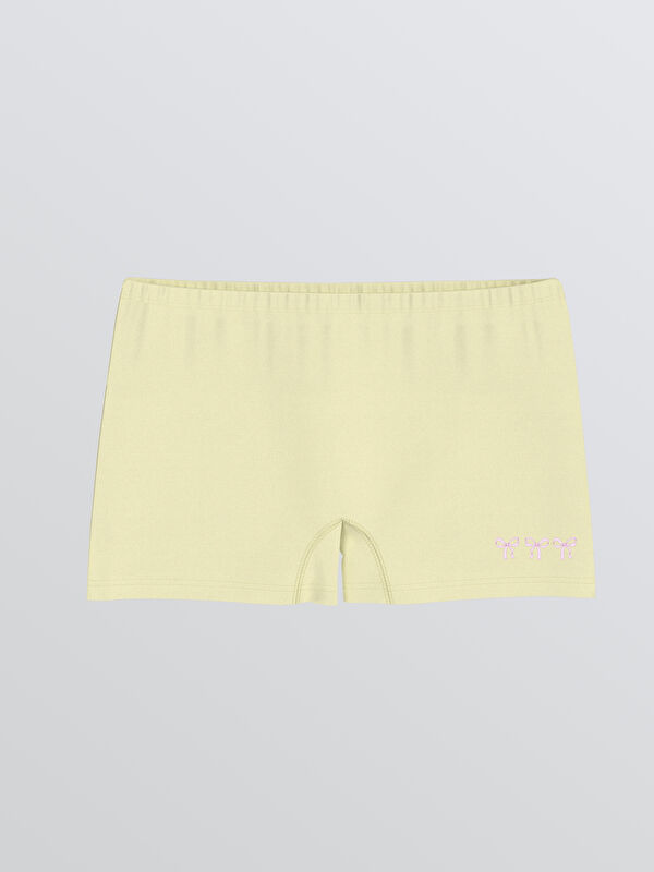 LCW Kids Fİyonk Baskılı Kız Çocuk Boxer