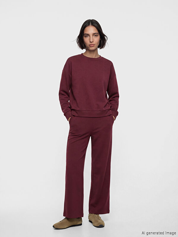 LCW Vision Elastic Waist Soft Touch Women's Sweatpants