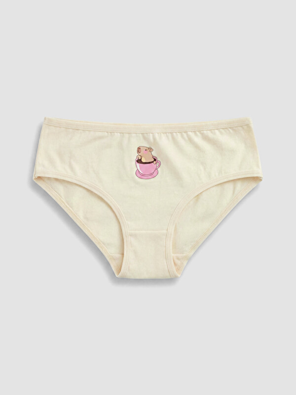 LCW Kids Baskılı Kız Çocuk Külot