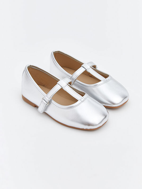 LCW STEPS Shiny Look Baby Girls' Ballet Flats