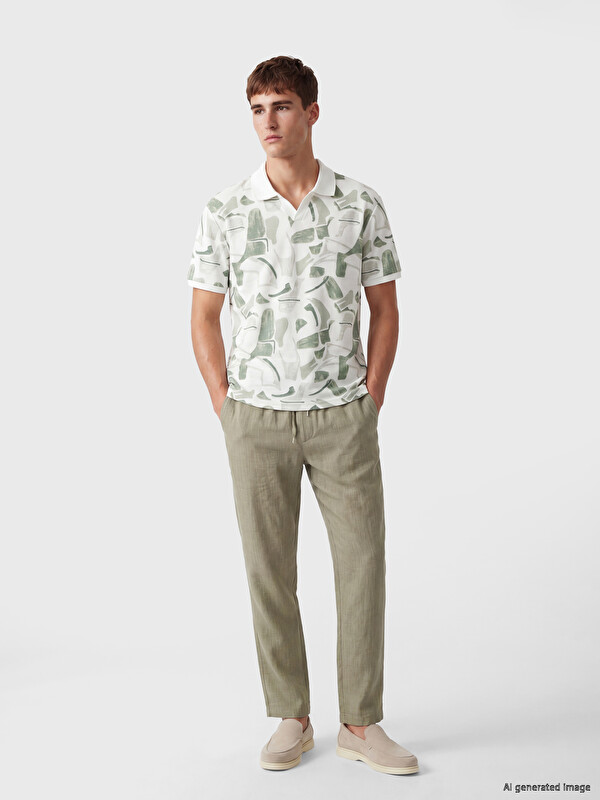 LCW Vision Regular Fit Linen Blend Men's Trousers