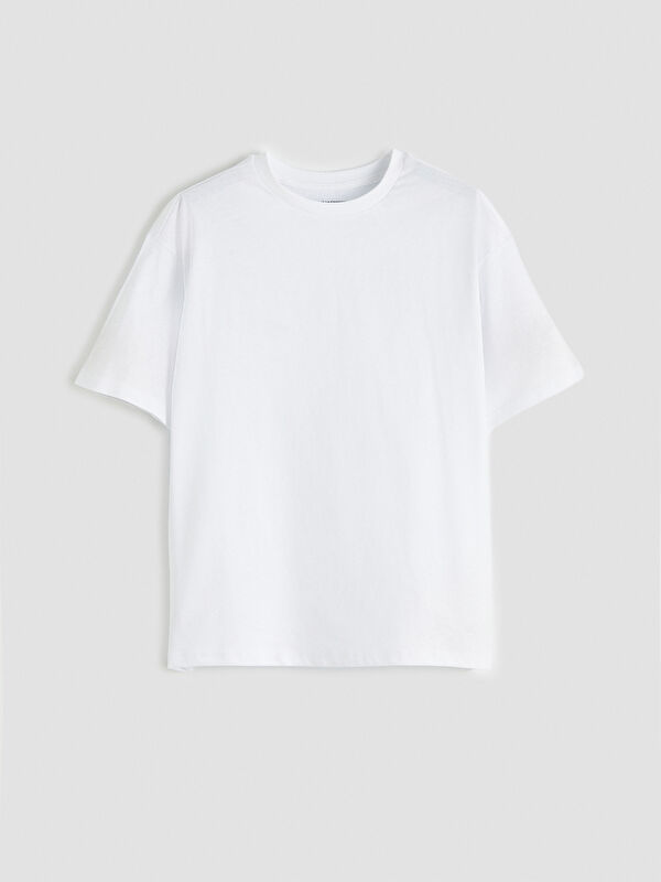 LCW Kids Loose Fit Basic Kız Çocuk Tişört