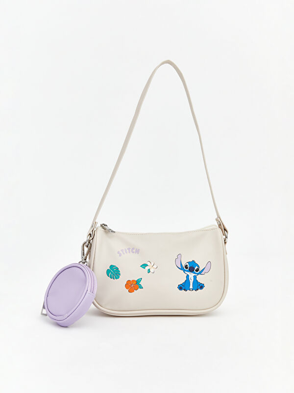 LCW ACCESSORIES Lilo & Stitch Print Shoulder Bag for Girls
