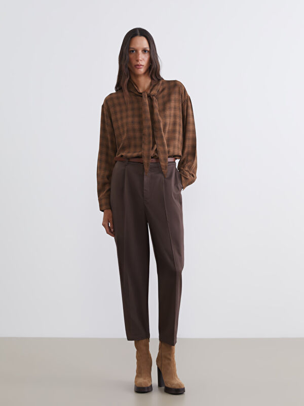 LCW Vision Woman BROWN Formal Dress Trousers