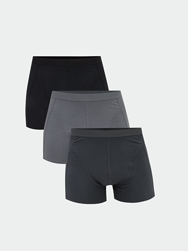 LC WAIKIKI Standart Kalıp Pamuklu Esnek Erkek Boxer 3'lü
