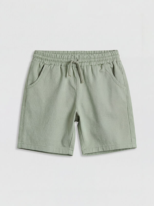 LCW baby Erkek Bebek Gabardin Şort