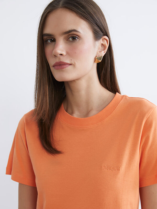 LCW Vision Damen T-Shirt mit Rundhalsausschnitt
