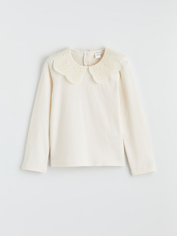 LCW Kids Blouse Fille À Col Claudine