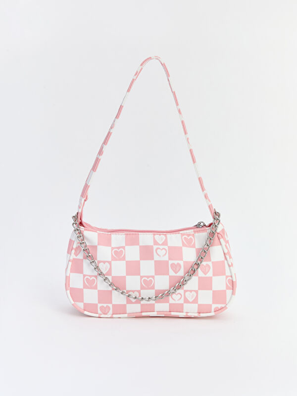 LCW ACCESSORIES Heart Patterned Girls' Shoulder Bag