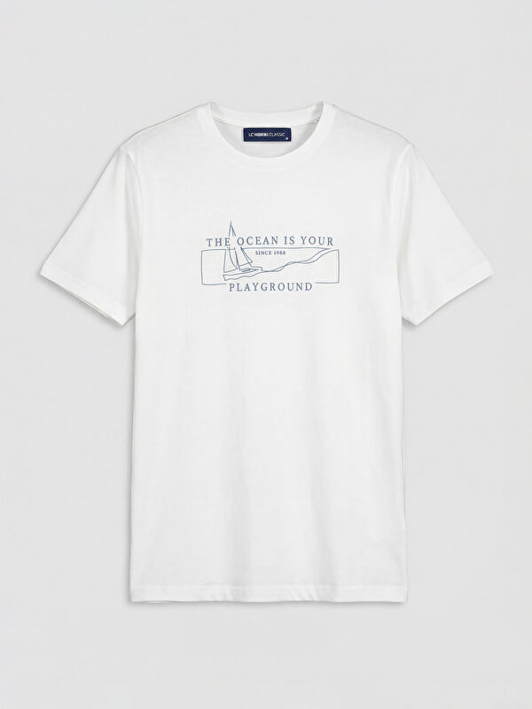 LCWAIKIKI Classic Crew Neck Printed Men's T-Shirt