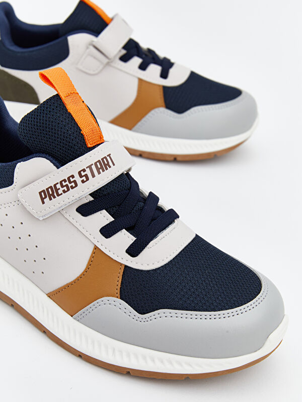 Renk Bloklu Erkek Çocuk Spor Ayakkabı - Görsel 4