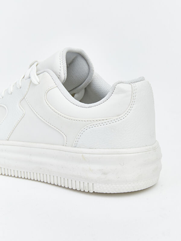 Lcw Steps Bej Lcw Steps Deri Görünümlü Kız Çocuk Spor Ayakkabı