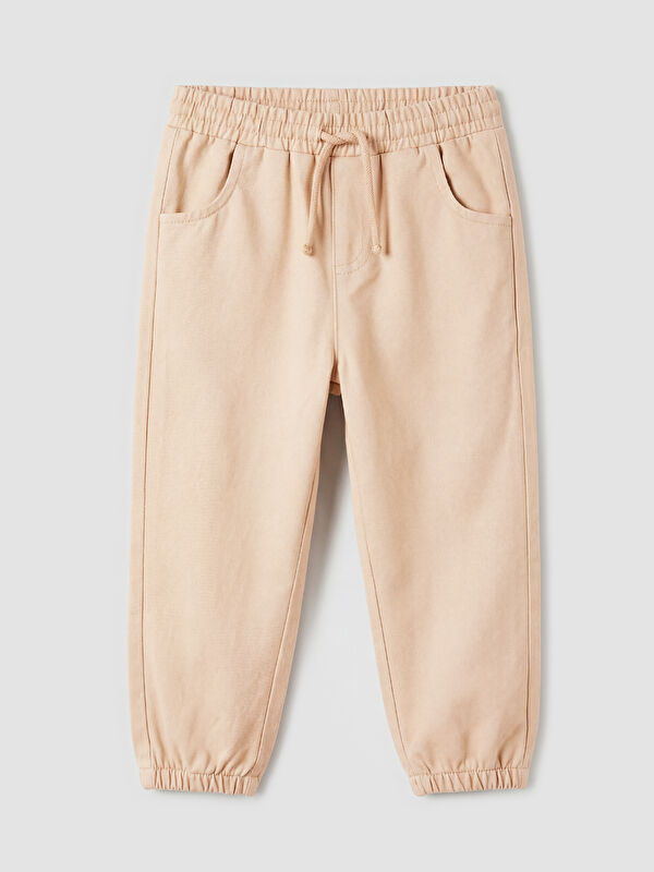LCW baby Erkek Bebek Gabardin Jogger Pantolon