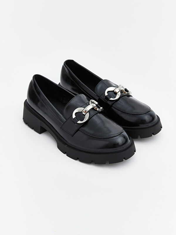 LCW STEPS Faux Leather Women's Loafer Shoes