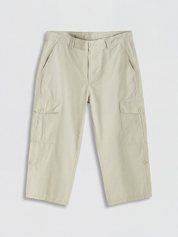 LCWAIKIKI Classic Regular Fit Erkek Kargo Şort