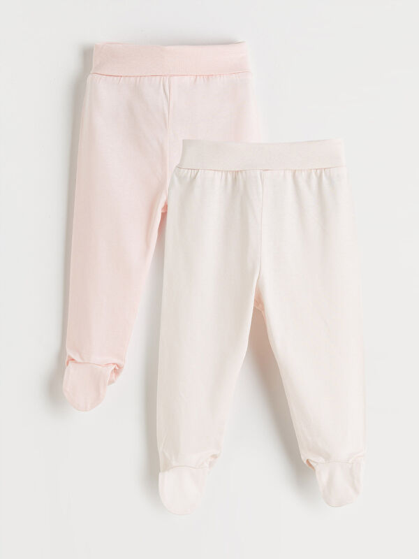 LCW baby Baby Girls' Footed Sweatpants