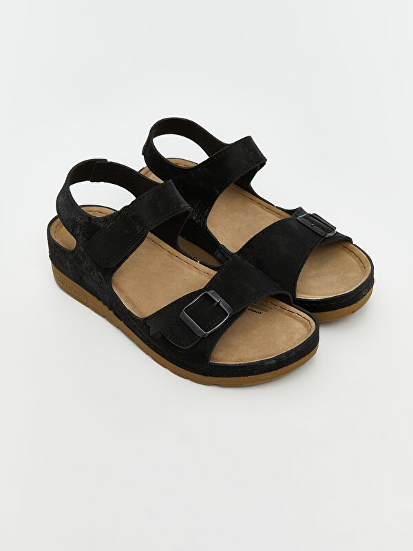 Lcw Steps Bej Lcw Steps Süet Görünümlü Kadın Sandalet