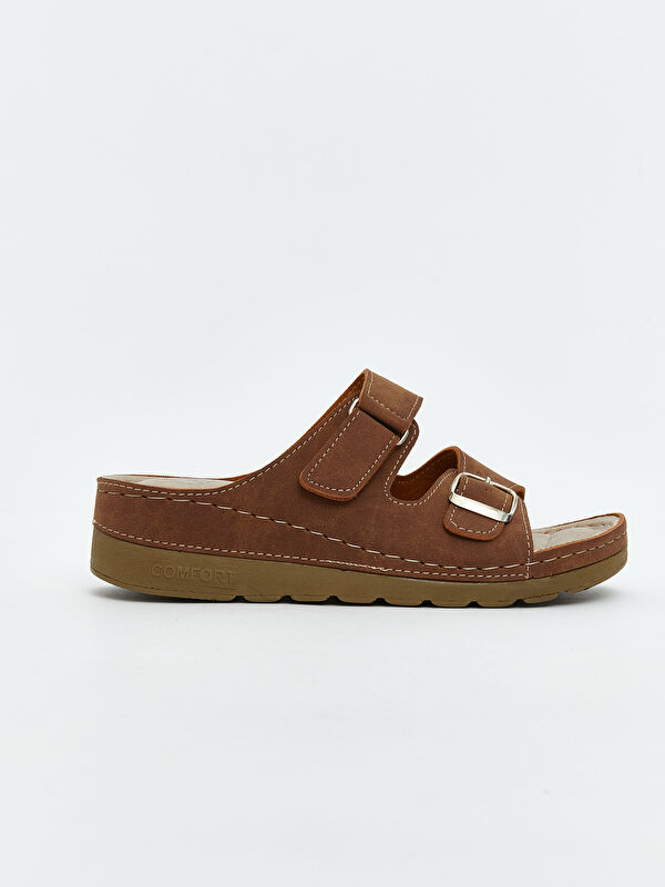 Lcw Steps Bej Lcw Steps Süet Görünümlü Kadın Terlik