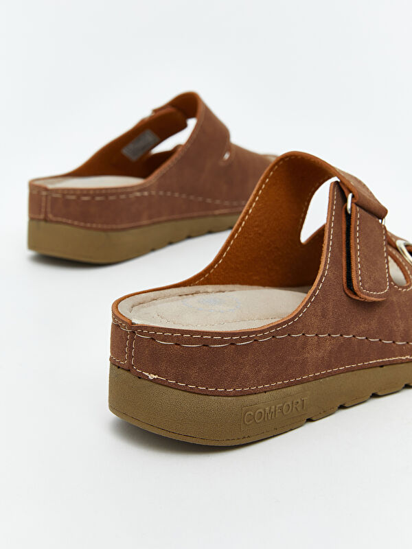 Lcw Steps Bej Lcw Steps Süet Görünümlü Kadın Terlik