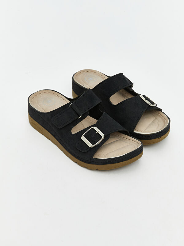 Lcw Steps Bej Lcw Steps Süet Görünümlü Kadın Terlik