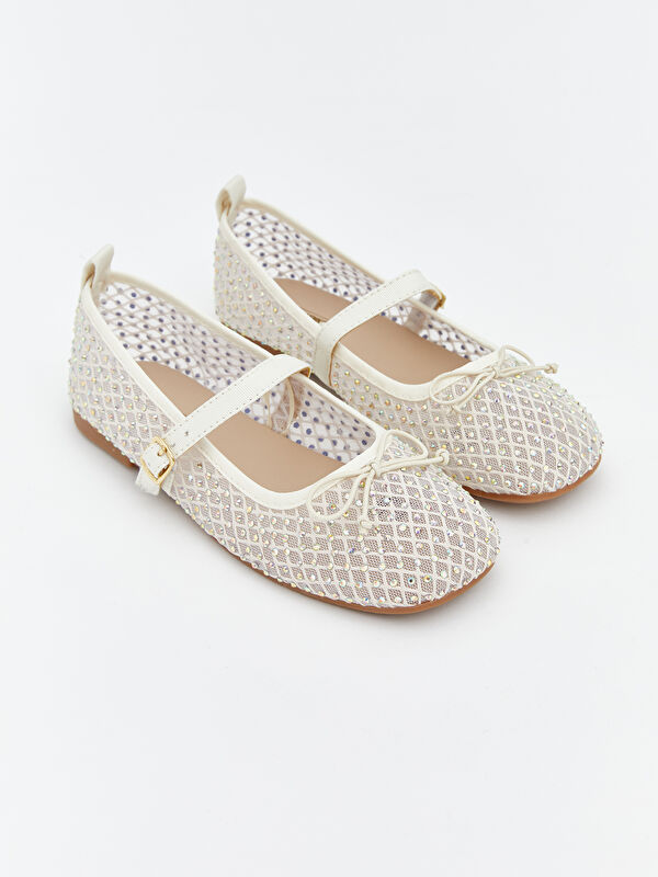 LCW STEPS Bow Look Girls' Ballet Flat