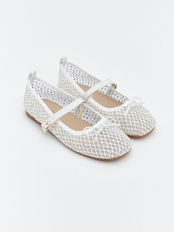 LCW STEPS Bow Look Girls' Ballet Flat