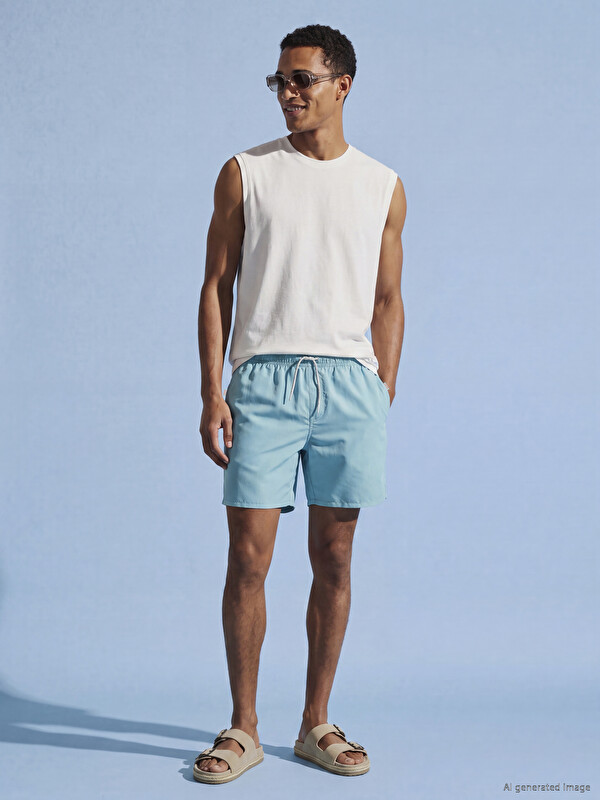 LCW SWIMWEAR Knee Length Men's Swimming Shorts