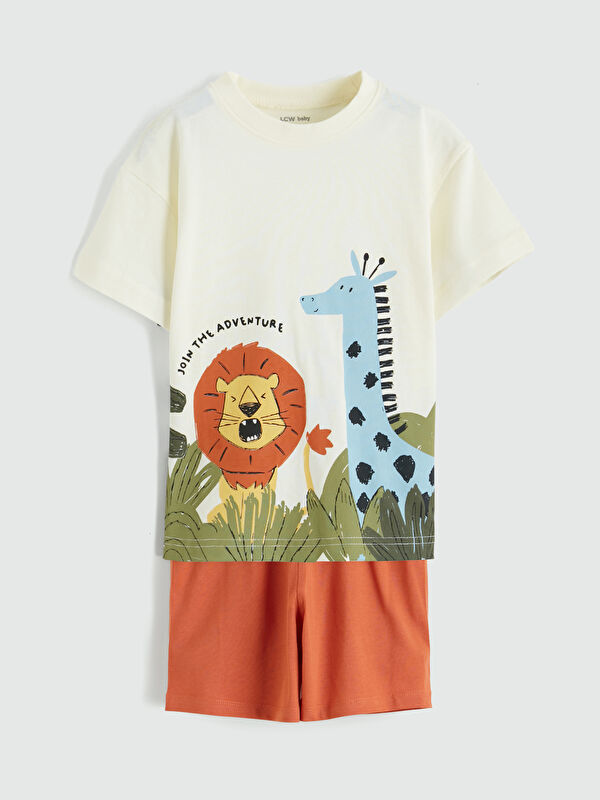 LCW baby T-shirt et short imprimés pour bébé garçon