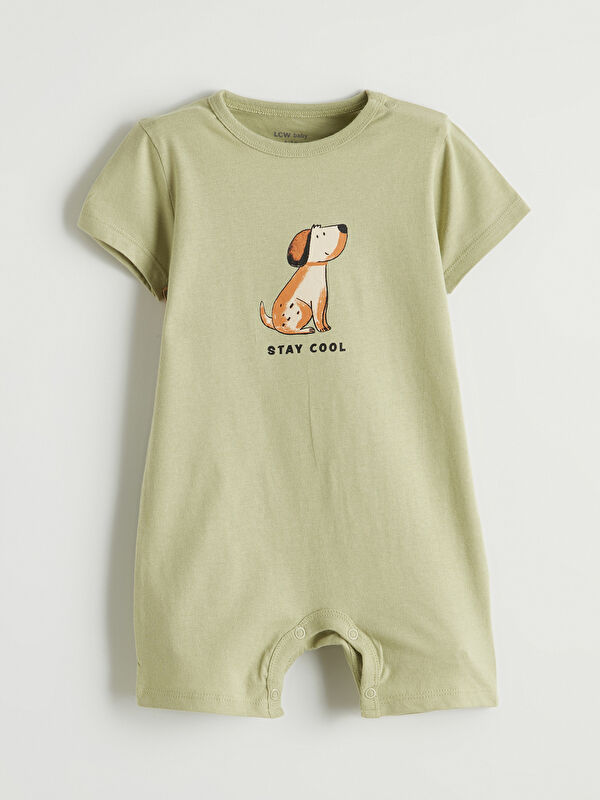 LCW baby Kısa Kollu Erkek Bebek Tulum