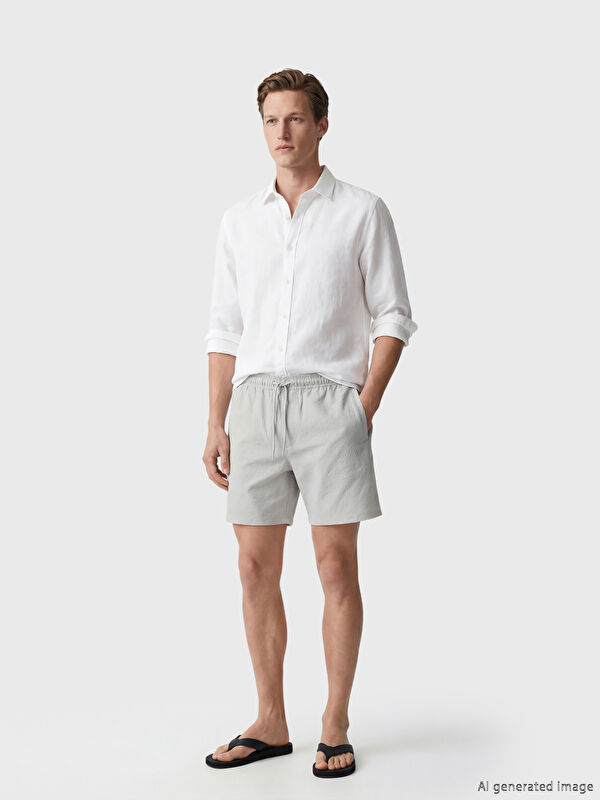 LCW SWIMWEAR Kısa Boy Erkek Deniz Şortu