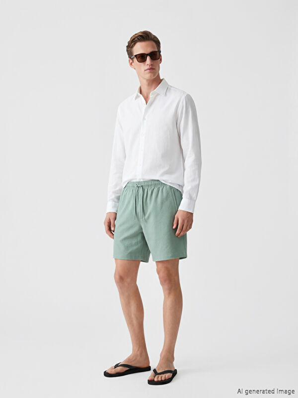 LCW SWIMWEAR Kısa Boy Erkek Deniz Şortu