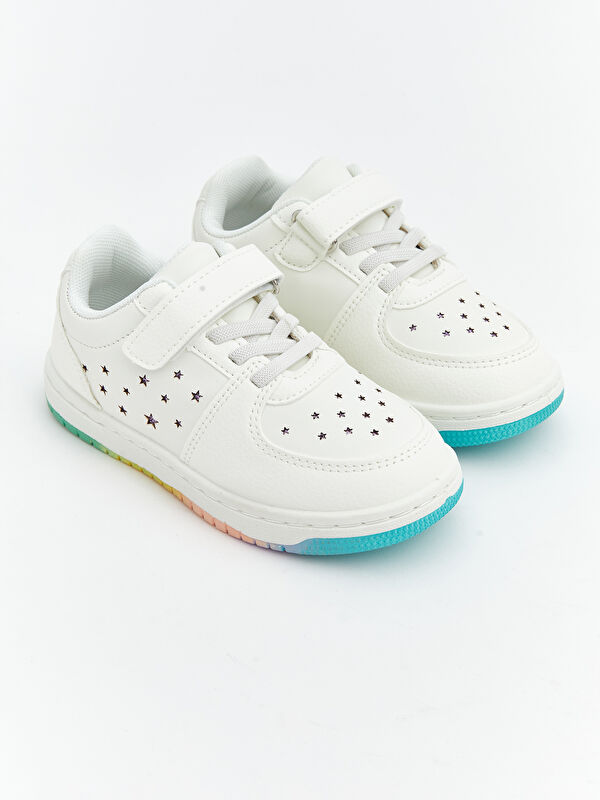 LCW STEPS Laces & Hook-and-Loop Baby Girls' Sneakers