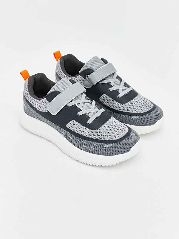 LCW STEPS Boys' Sneakers with Laces and Velcro Straps