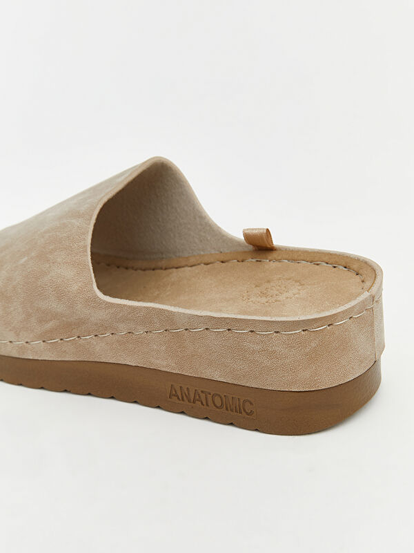 Lcw Steps Siyah Lcw Steps Süet Görünümlü Dolgu Tabanlı Kadın Terlik