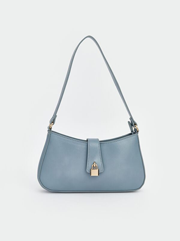 LCW ACCESSORIES Croco-Embossed Shoulder Bag