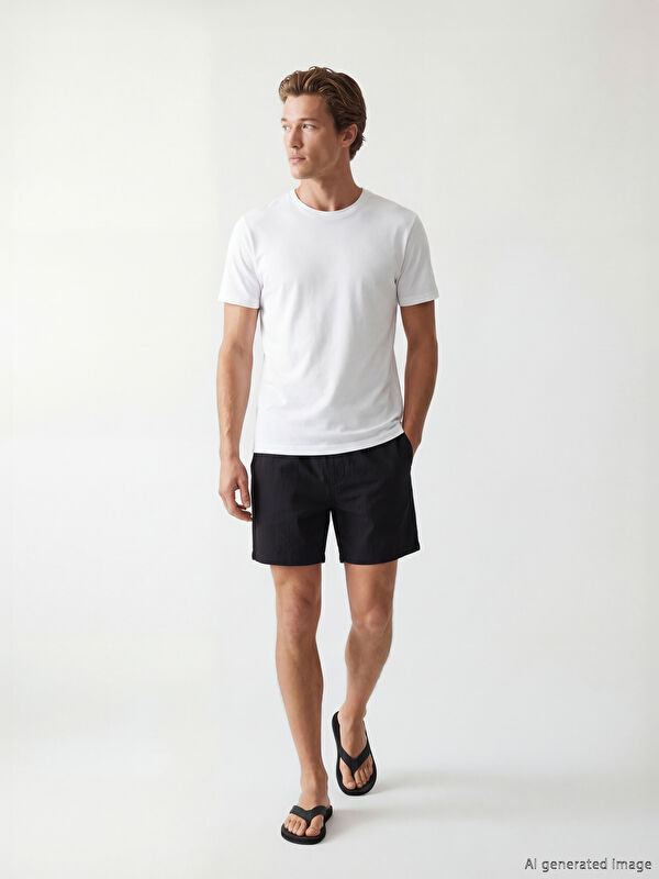LCW SWIMWEAR Elastische Taille Herren Badeshorts