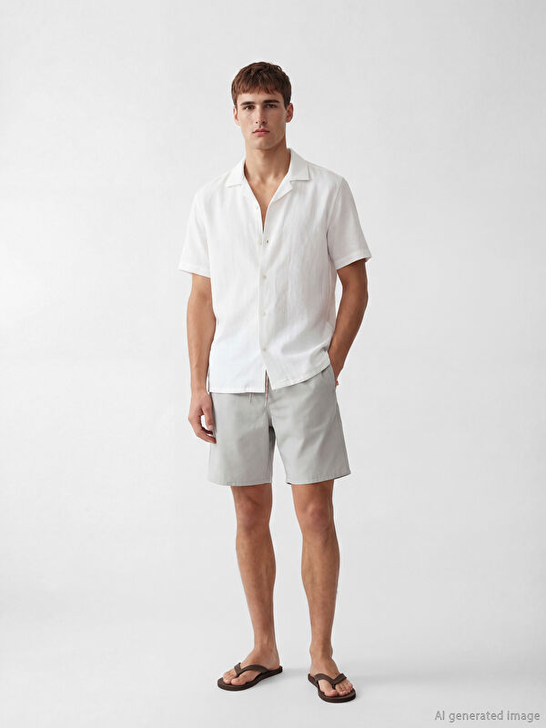 LCW SWIMWEAR Kısa Boy Erkek Deniz Şortu