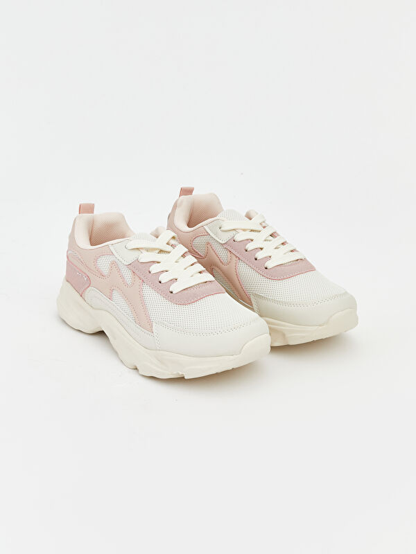 LCW STEPS Lace-Up Sneakers for the Stylish Young Girl