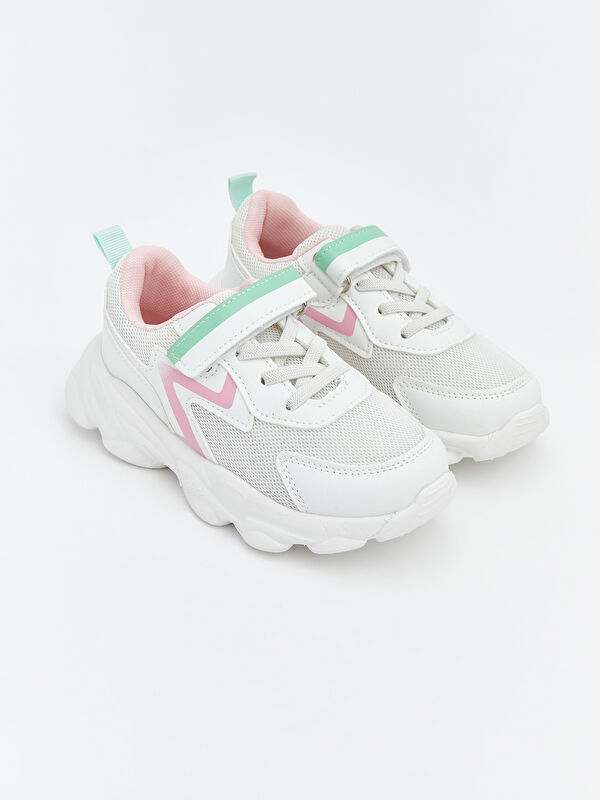 LCW STEPS Lace-up and Velcro Baby Girls' Sneakers