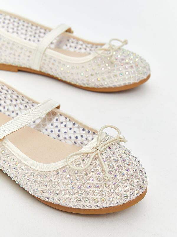 Lcw Steps Ekru Lcw Steps Fiyonk Detaylı Kız Çocuk Babet