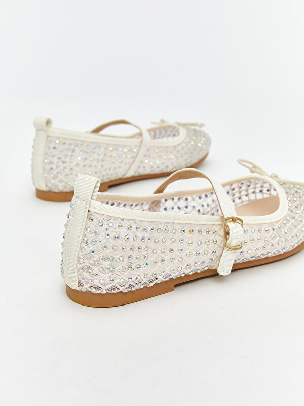 Lcw Steps Ekru Lcw Steps Fiyonk Detaylı Kız Çocuk Babet
