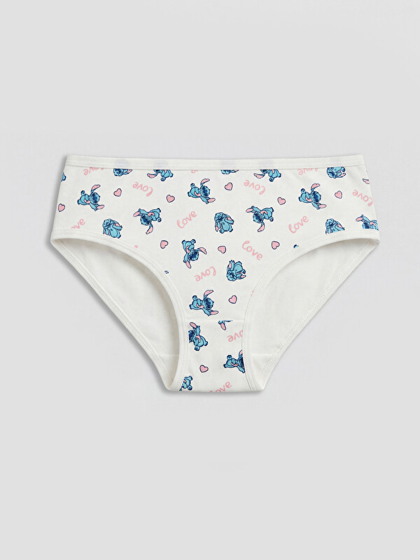 LCW Kids Stitch Baskılı Kız Çocuk Külot