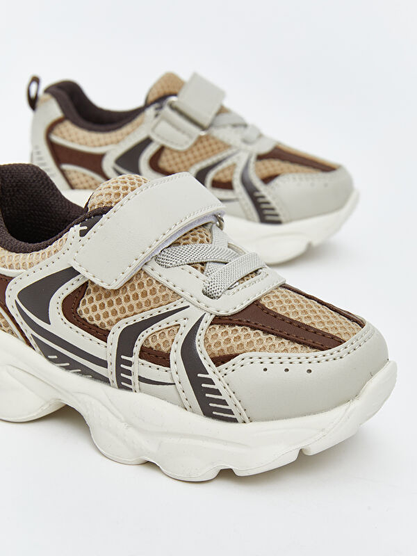 Bağcık ve Cırt Cırtlı Erkek Bebek Spor Ayakkabı - Görsel 4