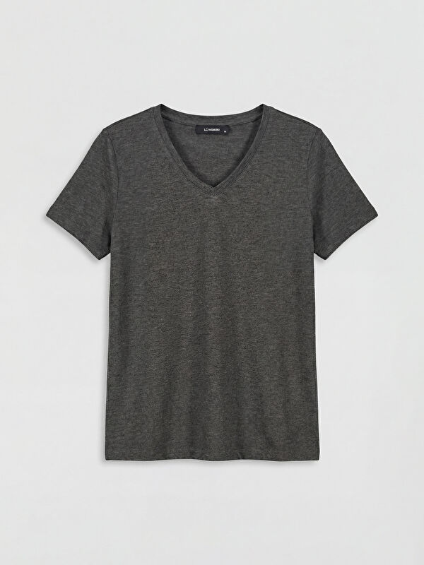 LC WAIKIKI V Neck Women's T-Shirt