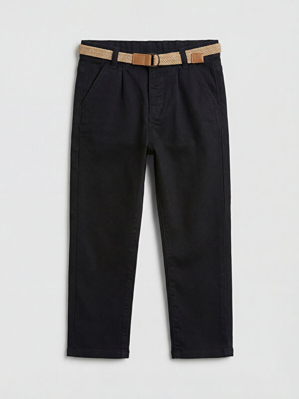 LCW Kids Pantalon Gabardine Ceinturé Garçons