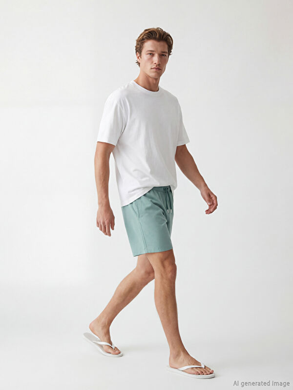 LCW SWIMWEAR Kısa Boy Erkek Yüzme Şort