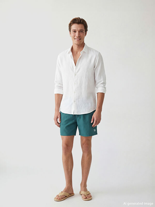 LCW SWIMWEAR Kısa Boy Erkek Yüzme Şort