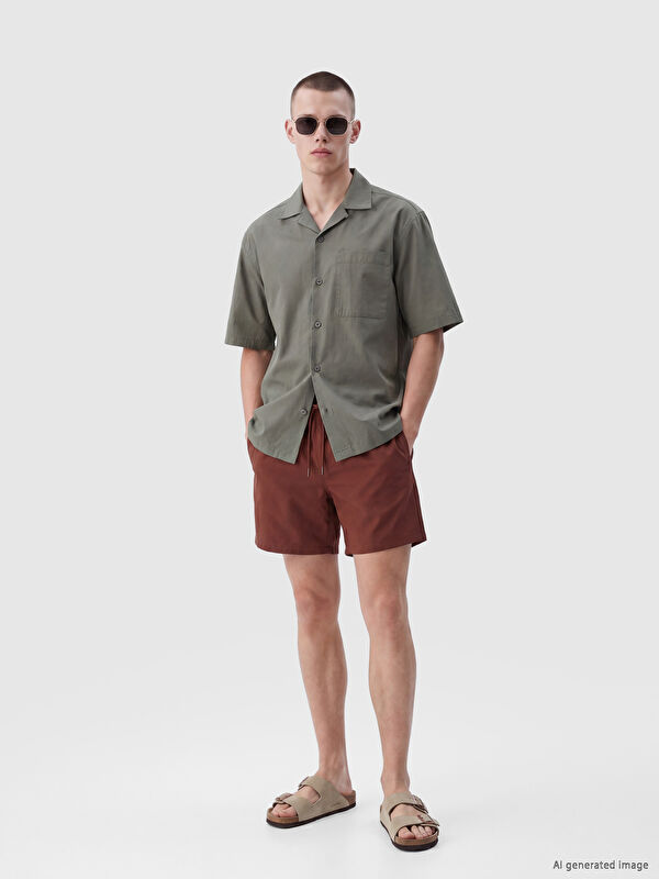 LCW SWIMWEAR En Kısa Boy Erkek Deniz Şortu