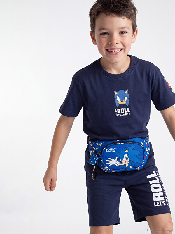 LCW ACCESSORIES جانتی کمرێ چاپکراوی Sonic بۆ کوڕان