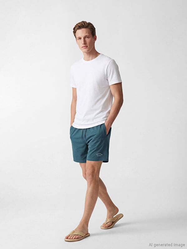 LCW SWIMWEAR Kısa Boy Erkek Deniz Şortu